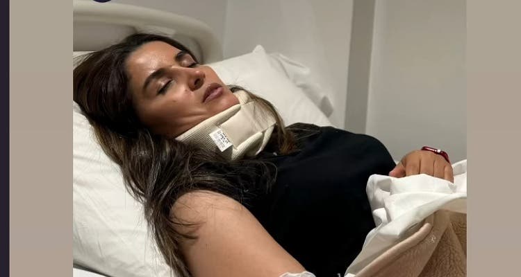اليوتوبر “فاطمة الزهراء العسكري” تتعرض لحادث سير خطير