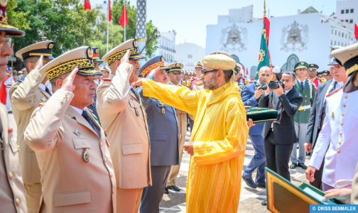 تطوان..الملك يطلق اسم والدته الراحلة لالة لطيفة على فوج الضباط المتخرجين الجدد