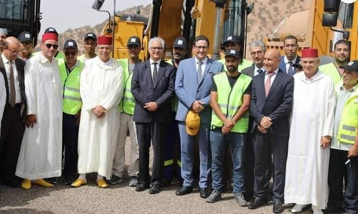 نزار بركة يشرف على افتتاح طرق تضررت من زلزال تارودانت