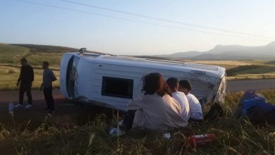 إنقلاب حافلة حسنية جرسيف للدراجات يخلف إصابات في صفوف الدراجين ومرافقيهم