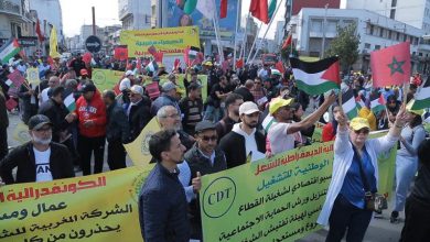 بسبب مسها بالوحدة الترابية للمملكة.. الكونفدرالية الديمقراطية للشغل تنسحب من جبهة الدفاع عن فلسطين