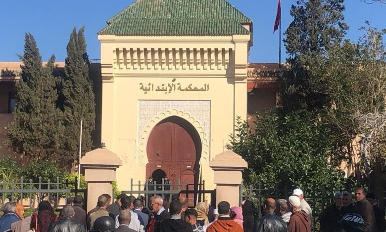 شجار بين متقاضين ببهو ابتدائية مراكش يقود لتوقيف 3 أشخاص