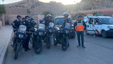 حصيلة ايجابية خلال حملة امنية واسعة بمنطقة السعادة بمراكش