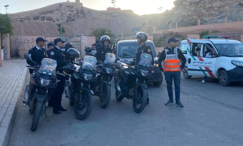 حصيلة ايجابية خلال حملة امنية واسعة بمنطقة السعادة بمراكش