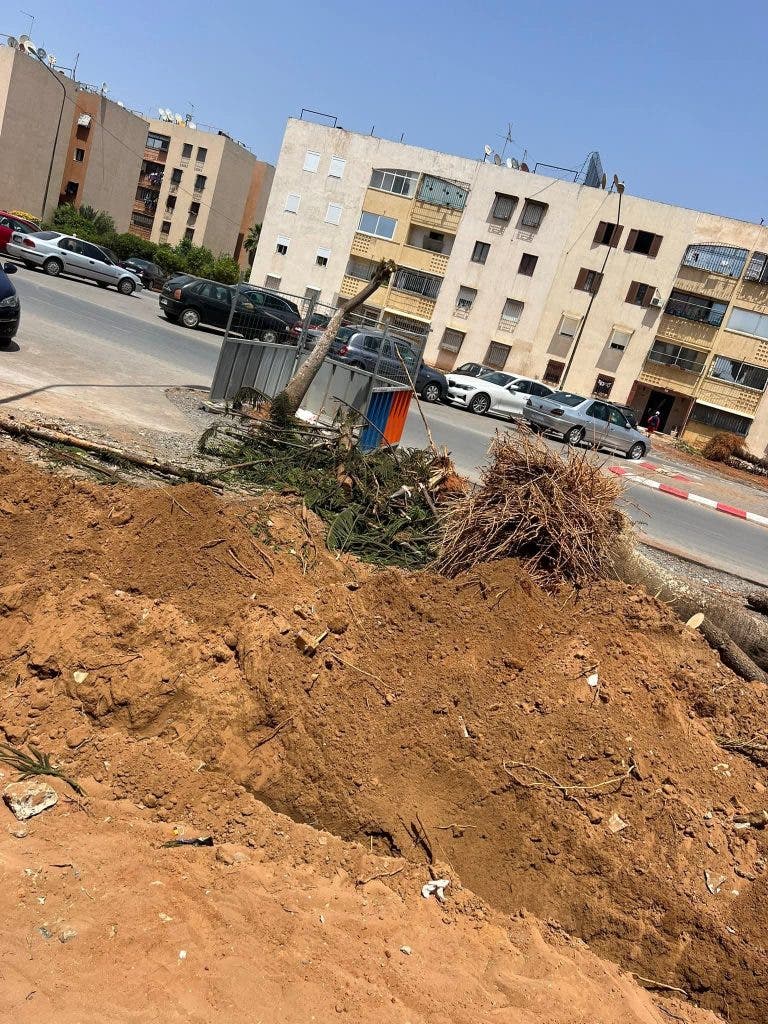 أشغال مفاجئة تشوه جمالية سلا الجديدة و تُثير غضب واستياء الساكنة - صور