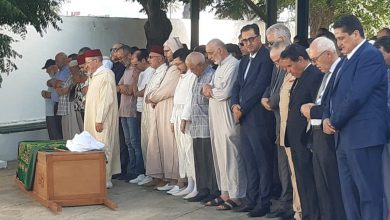 جنازة شقيقة وزير الداخلية عبد الوافي لفتيت بتطوان (صور)