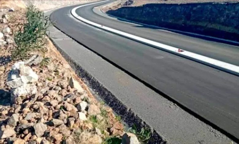أشغال مشروع تثنية الطريق الوطنية بين تاويمة وأركمان تصل لنسبة 95%