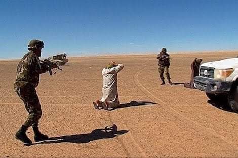 الجيش الجزائري يعتدي على مدنيين صحراويين قرب الحدود الموريتانية