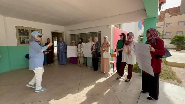 الناظور.. احتجاج الأساتذة بعد تدخل أمني في مؤسسة تعليمية