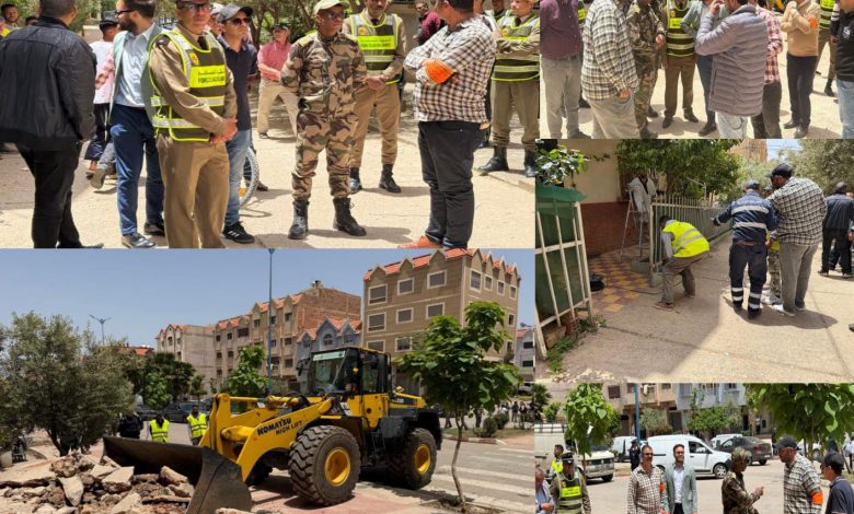 ساكنة أزرو تشيد بيقظة السلطات المحلية في محاربة البناء العشوائي واحتلال الملك العام