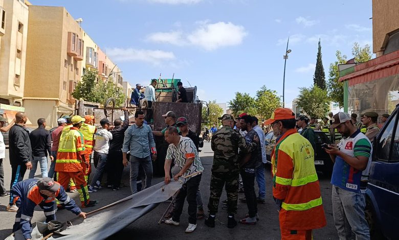 سطات.. إطلاق أكبر حملة لتحرير الملك العمومي “فيديو”