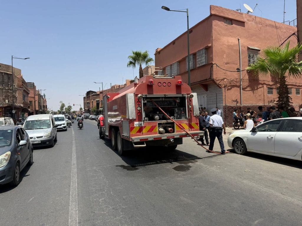 انفجار قنينة غاز داخل منزل يستنفر السلطات بمراكش - صور