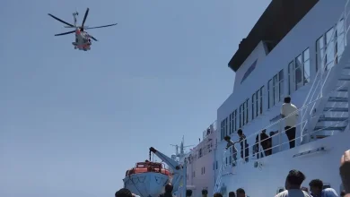 مروحية طبية تنقذ مغربيًا تعرض لأزمة صحية وسط البحر أثناء رحلته من برشلونة للناظور