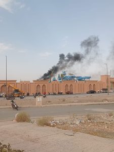 اندلاع حريق بمسبح فندق مصنف بمراكش (صور)