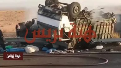 تاوريرت .. حادث اصطدام بين شاحنتين يسفر عن وفاة شخص وإصابة 3 آخرين