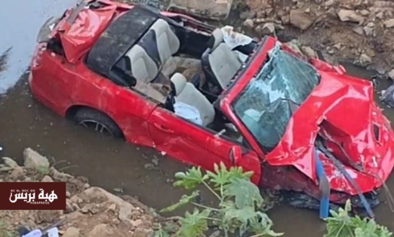 حادث خطير بالمحمدية.. سقوط سيارة من فوق قنطرة “صابليط” بسبب السرعة المفرطة