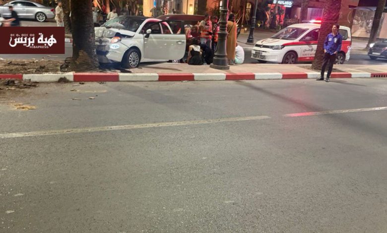 حادثة سير خطيرة ترسل فتاتين للمستشفى بمراكش (صور)